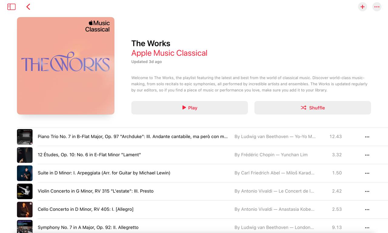 Apple Music Curated Playlist