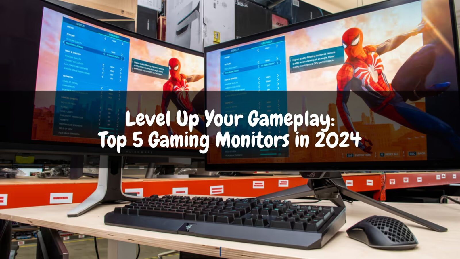 Level Up Your Gameplay: Top 5 Gaming Monitors in 2024